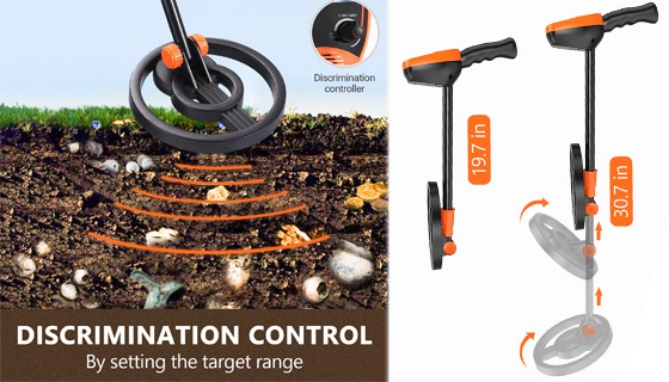 Picture 4 of Metal Detector Kit With Waterproof Search Coil