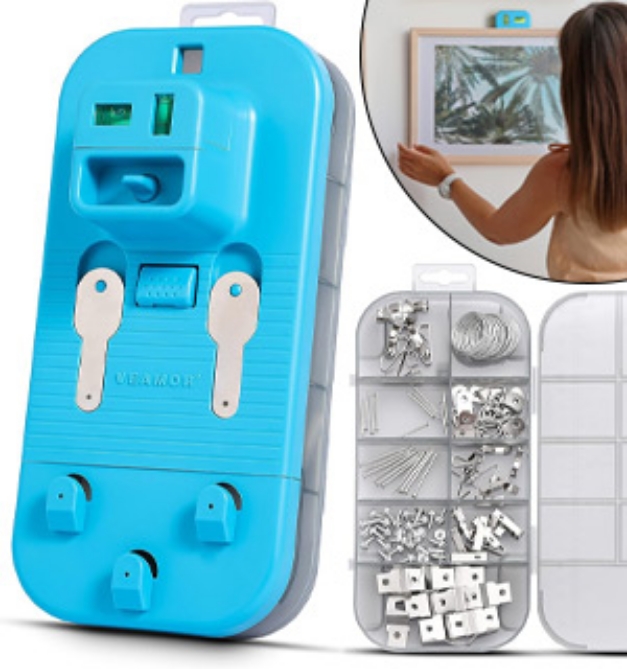 Picture 1 of All In One Picture Hanging Kit With 100+ Hardware Pcs