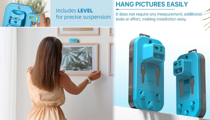 Picture 2 of All In One Picture Hanging Kit With 100+ Hardware Pcs