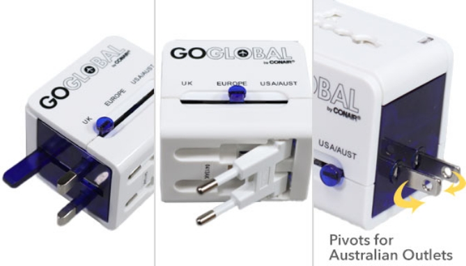 Universal Multi-Country Power Plug Travel Adapter