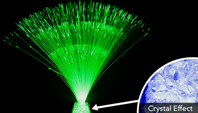 Color Changing Fiber Optic Interior Design Lamp