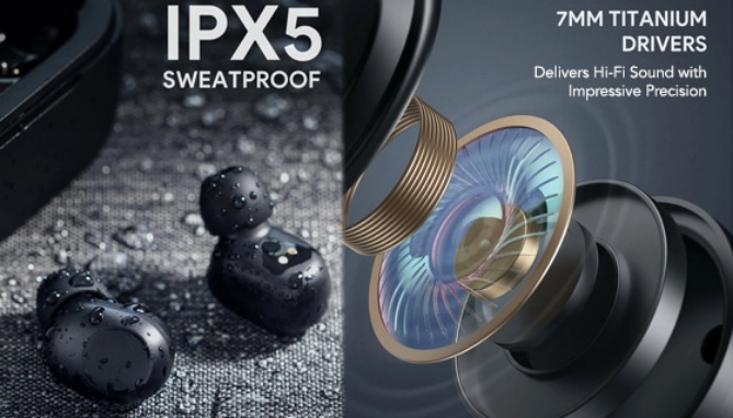 Picture 2 of Wireless Charging TW Earbuds with in-ear Detection