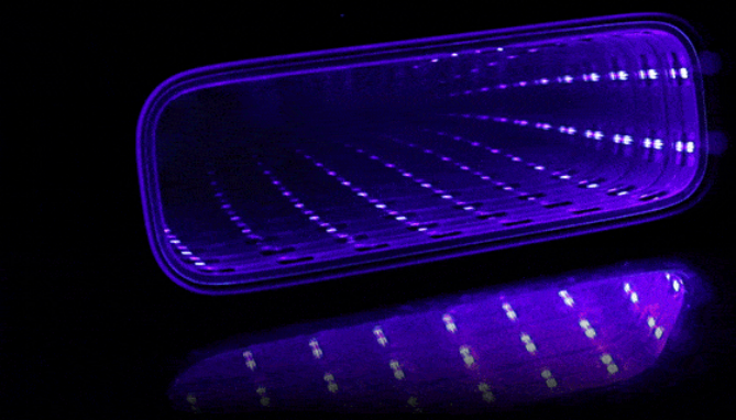 Picture 5 of Cypher Blacklight Infinity Bluetooth Speaker with Neon Message Board