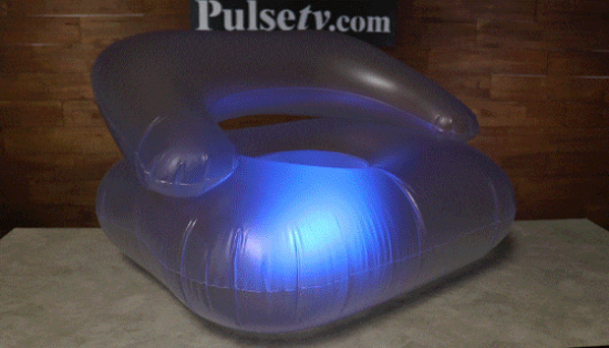 LED Inflatable Lounge Chair with Remote