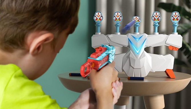 Picture 2 of 2 in 1 Floating Target Game With 2 Dart Blasters