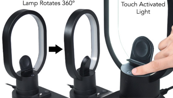 Picture 2 of 4 in 1 Charging Stand With LED Nightlight