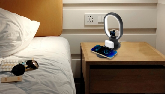 4 in 1 Charging Stand With LED Nightlight