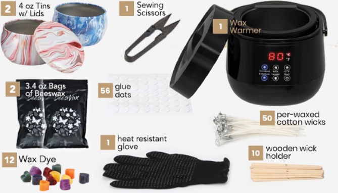 Picture 2 of Deluxe Electric Candle Making Kit: Everything You Need!