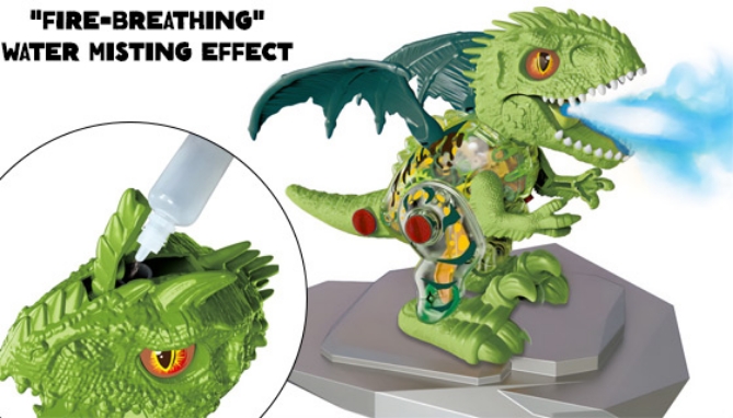 Picture 2 of Constructosaur Motorized Fire-Breathing Dragon Toy