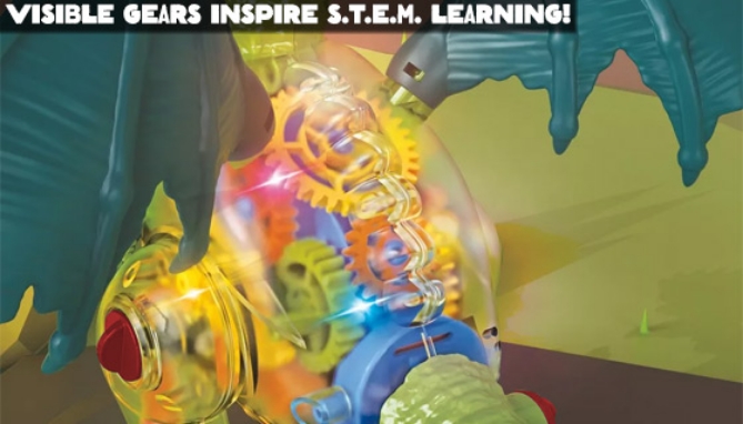 Picture 3 of Constructosaur Motorized Fire-Breathing Dragon Toy