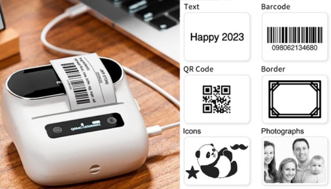 Picture 3 of Deluxe Portable Thermal Label Printer Kit (Refurbished)