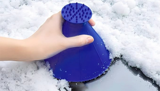 Miracle Scraper: Effortless Snow and Ice Removal Funnel