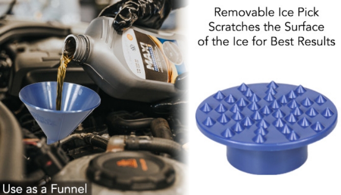 Miracle Scraper: Effortless Snow and Ice Removal Funnel