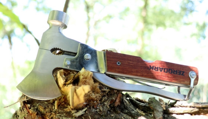 14-in-1 Multitool with Hatchet, Hammer, and Pliers