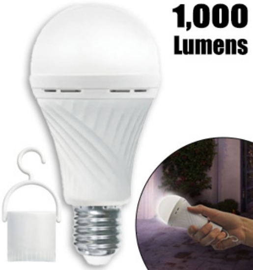 3 in 1 Emergency LED Light Bulb w/ Clip NEW: 4000K Soft White Color