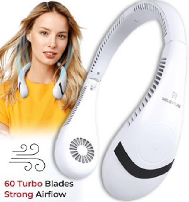 Picture 1 of Rechargeable Bladeless Neck Fan Personal Cooler