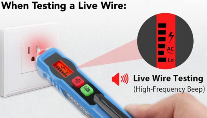 Handheld Voltage Tester - Detect Energy Flow Without Accidental Injury