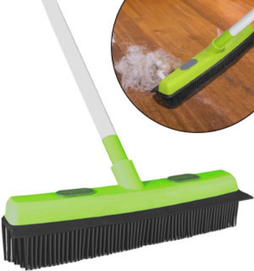 The Super Squeegee Broom for Wet and Dry Messes