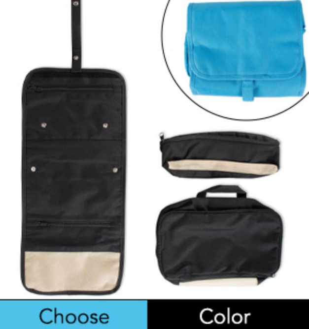Picture 1 of The Hanging, Roll Up Toiletry Bag