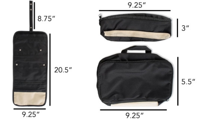 Picture 5 of The Hanging, Roll Up Toiletry Bag