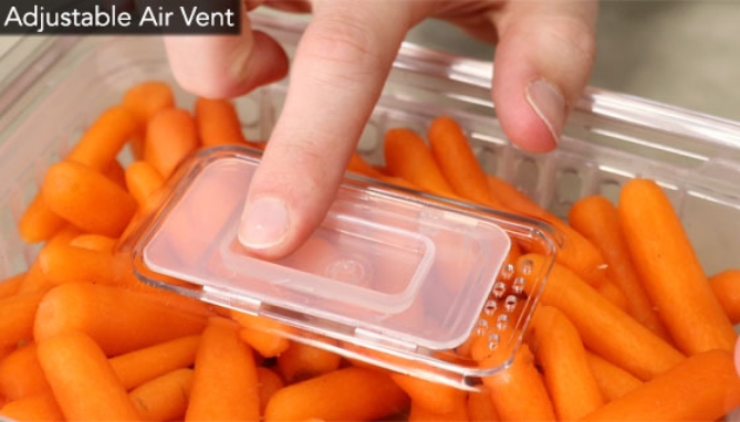 Always Fresh Produce Crisper Storage Containers