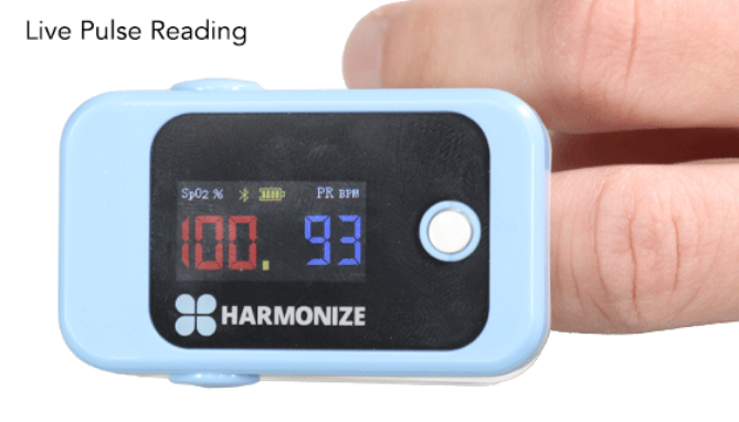 Bluetooth Enabled Pulse Oximeter: Accurately Monitor Blood Oxygen Saturation and Heart Rate