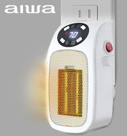 Personal Plug-in 400W Space Heater by Aiwa