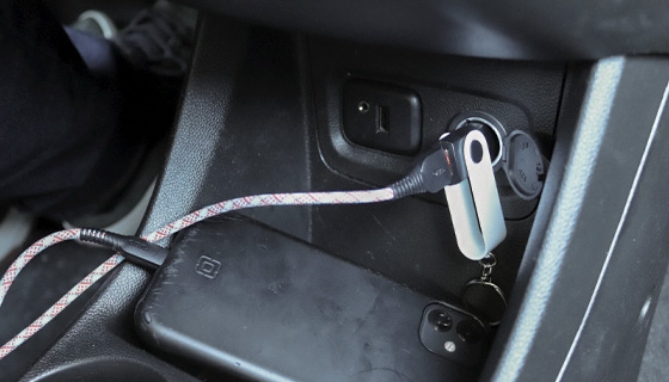 USB / Car Charger Keychain
