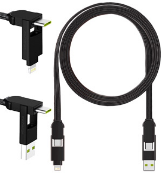 inCharge-X Max 5ft: Portable, Universal Rapid Charging Cable
