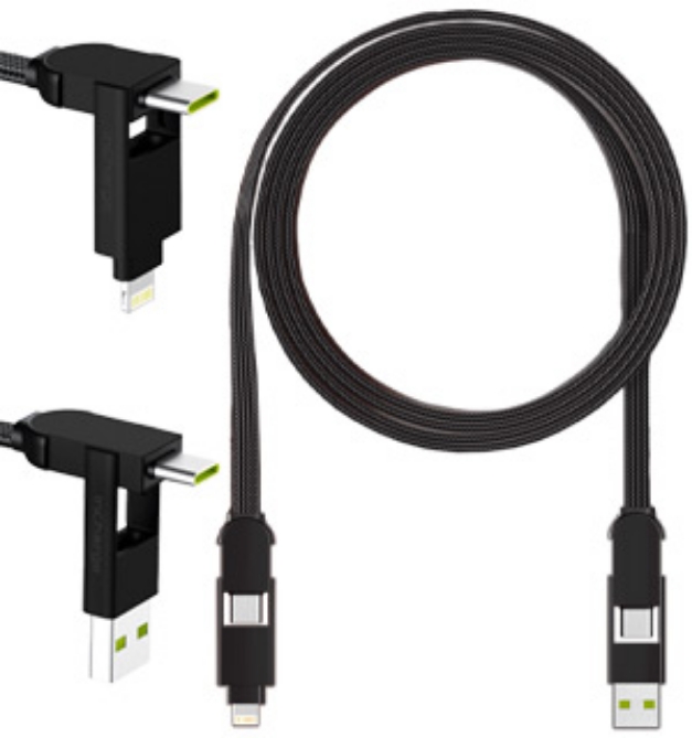 Picture 1 of inCharge-X Max 5ft: Portable, Universal Rapid Charging Cable