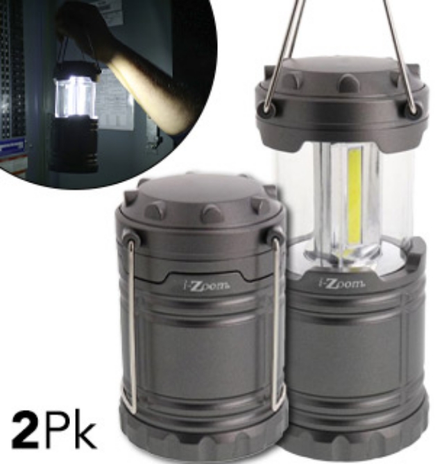 Picture 1 of 2-Pack of the SWAT Tactical Collapsible Lantern - Brightness You Can See A Mile Away