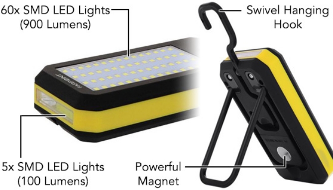 Picture 2 of Versa Smart Utility Light by Farpoint - 900 Lumens