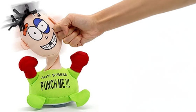 Anti-Stress Punch A Guy Doll With Real Screams