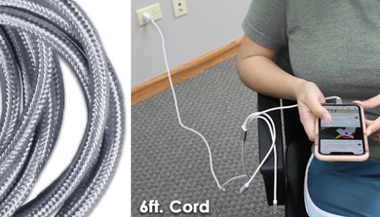 6ft Braided 3-in-1 Multi Charging Cord: Android and iPhone-Ready