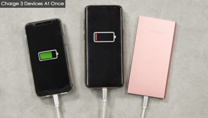 Picture 5 of 6ft Braided 3-in-1 Multi Charging Cord: Android and iPhone-Ready