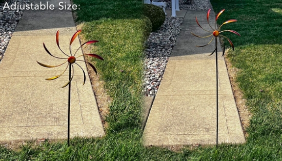 Artistic Flower Style Wind Spinner