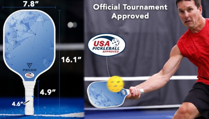 Picture 2 of Fiberglass Pickleball Paddle And Ball Set
