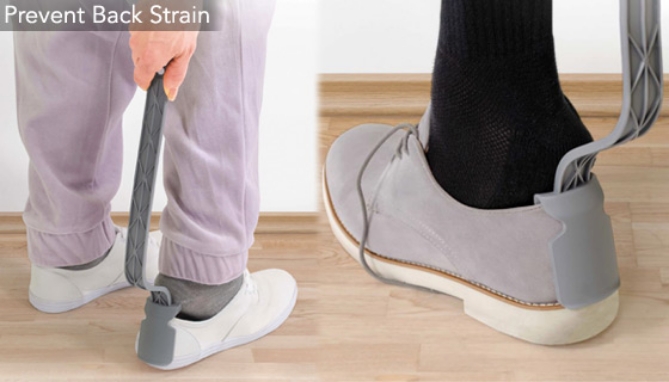 Picture 2 of Long Reach Clip-On Shoe Horns - Set of 4