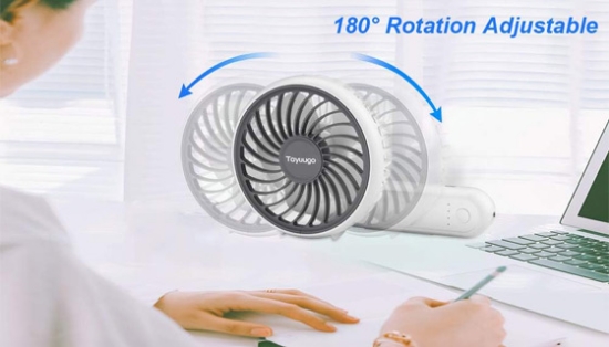 3 Speed Compact Rotary Folding Fan