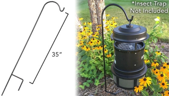 Adjustable Shepherd's Hook Hanger For Your DynaTrap, Flower Baskets, and More
