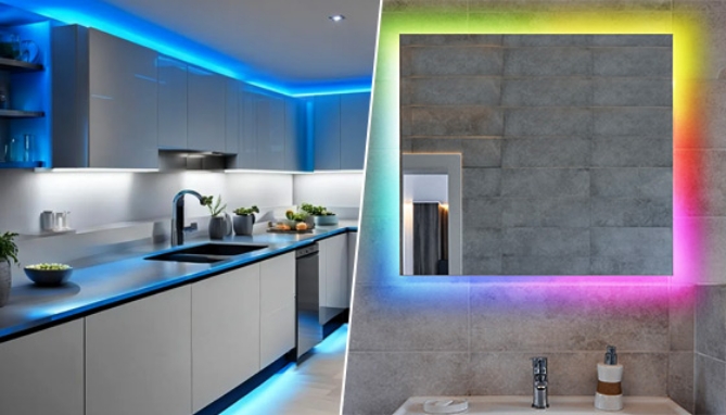 Picture 7 of Monster Illuminessence LED Strip Lights with Multicolor Remote - 3 Complete Starter Kits