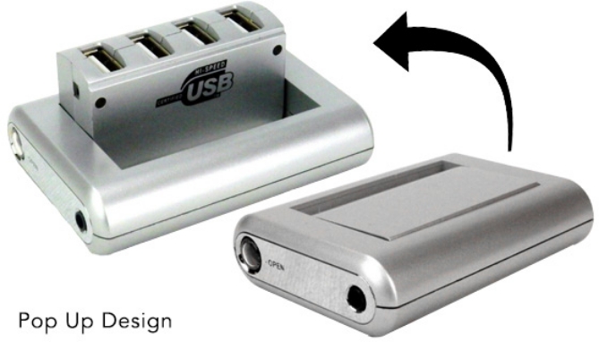 4 Port High Speed USB Hub