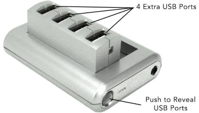 4 Port High Speed USB Hub