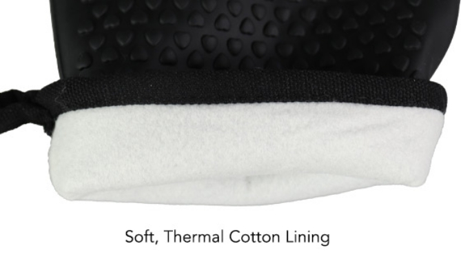 Cotton Lined Silicone Heat and Cold Resistant Gloves