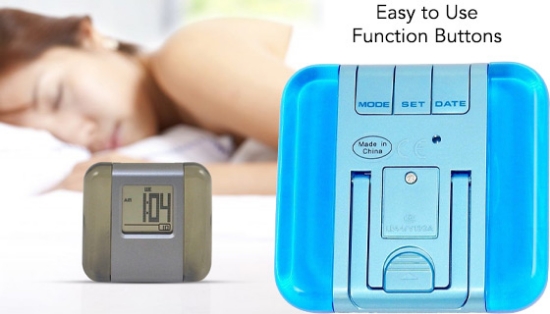 On-The-Go Pocket-Sized Digital Alarm Clock