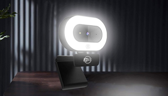 MEE Audio Full HD 1080p LED Ring Light USB Webcam