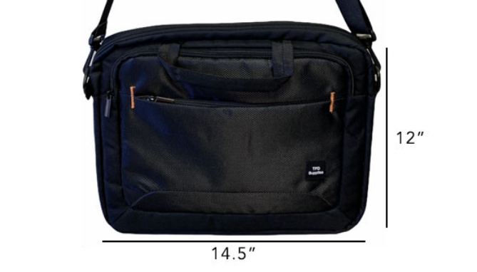 15-inch Laptop, iPad and Tablet Carrying Case w/ Shoulder Strap