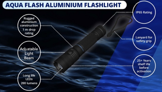 Hydracell Aqua Flash: The Water Powered Flashlight