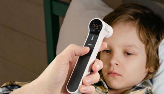 No-Contact Infrared And Rapid-Reading Thermometer For Skin And Ears