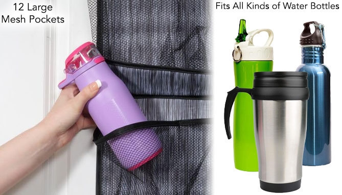 Water Bottle and Tumbler Storage, Over the Door Organizer for Stanley, Yeti, Owala, and More!